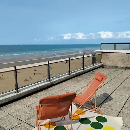 Appartement Met Fenomenaal Zeezicht Koksijde Exterior photo